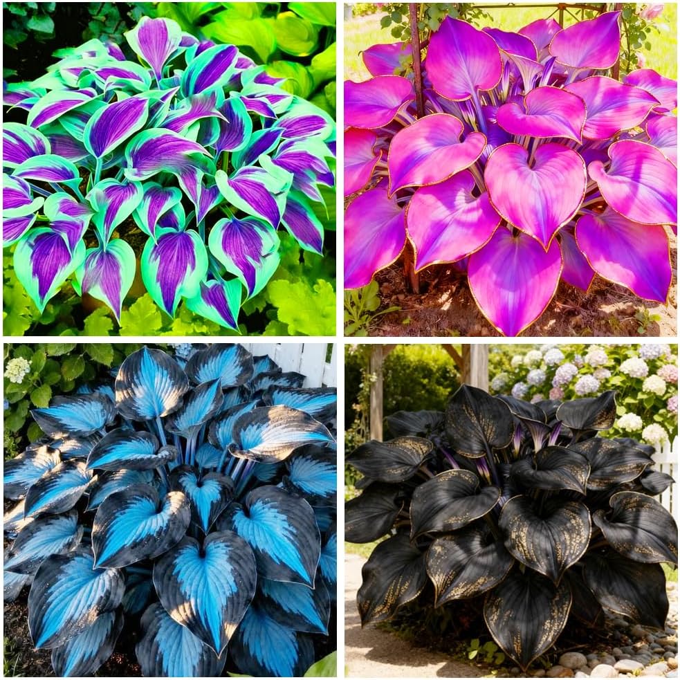 Perennial Hosta Seeds for Planting Indoor Outdoor-Non GMO Heirloom Fragrant Shade Garden Flowers Open Pollinated(40)