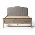Upholstered Bed Frame with Storage – Suitable for Bedroom Use – Made of Wood and Fabric – 210 x 160 x 100cm
