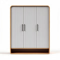 Cabinet with Three Doors for Living Room Organization – Wooden Construction – 120 x 40 x 160cm