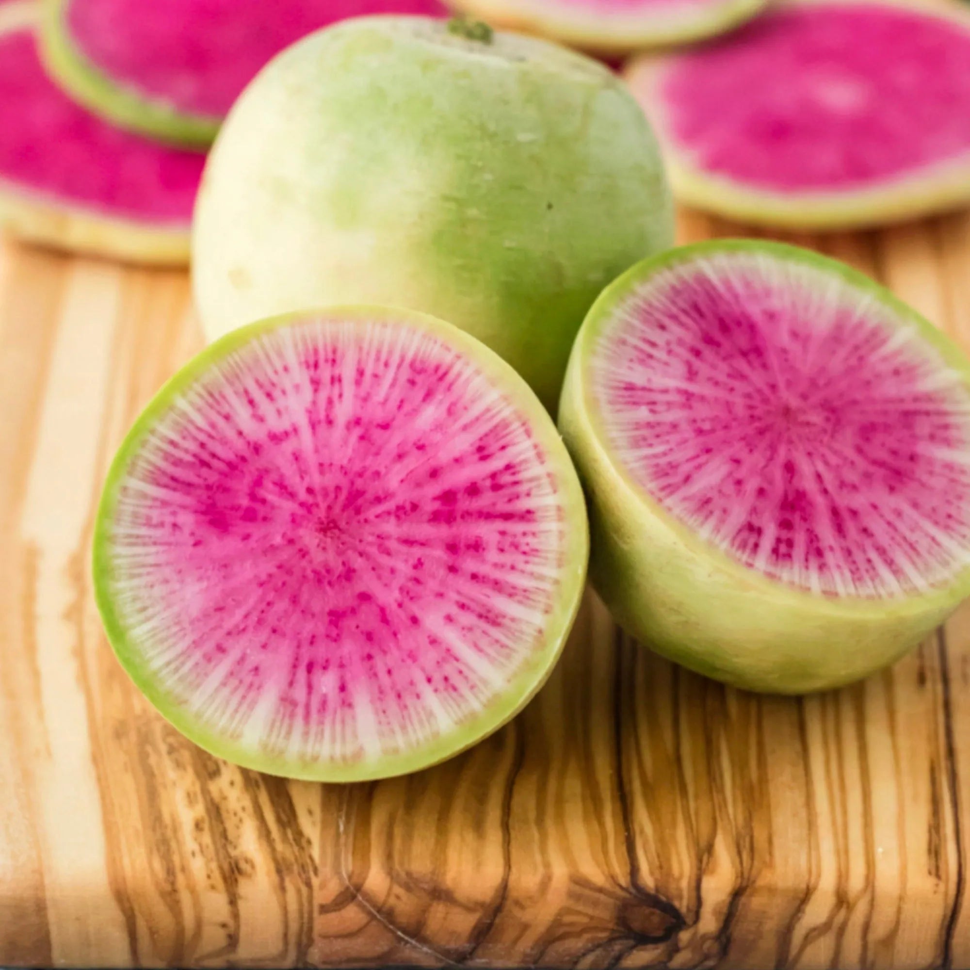 Radish Watermelon Seeds - Organic, Heirloom, Non GMO - Grow Indoors, Outdoors, In Pots, Grow Beds, Soil, Hydroponics  Aquaponics(20 Seeds)