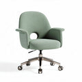 Soft Fabric Office Chair for Ergonomic Comfort – Metal Base and Rolling Casters – 60 x 60 x 85cm
