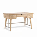 Wooden Office Desk with Drawers for Home and Office Use, Steel Frame, 120 x 60 x 75cm