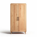Wooden Double Door Wardrobe for Bedroom Storage – 80 x 40 x 180cm
