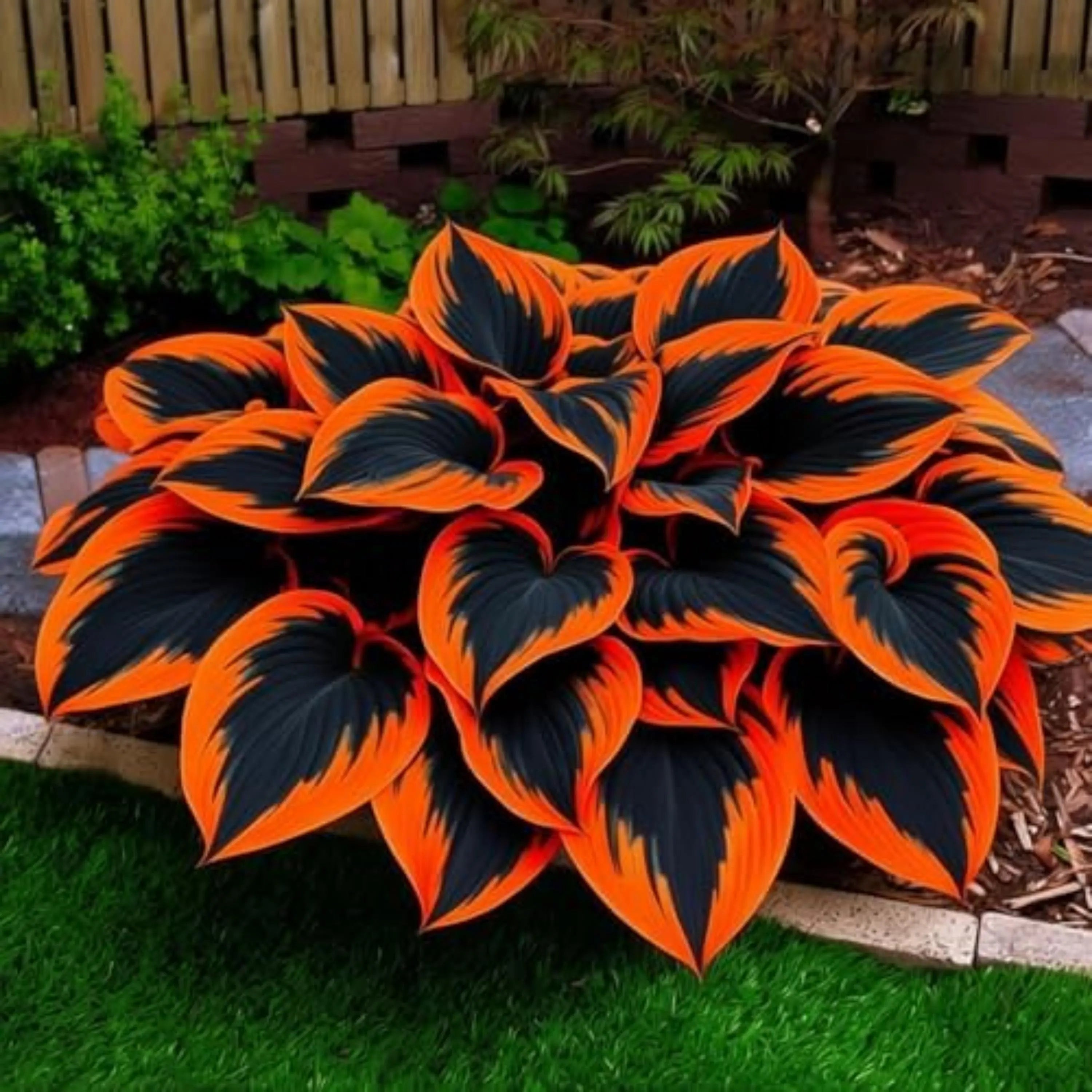 Colorful Hosta Seeds: Drought Tolerant Shade Plant - 160+ Non-GMO Seeds(160 Seeds)